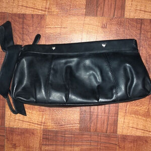 Ashley Judd Black Faux Leather Handbag